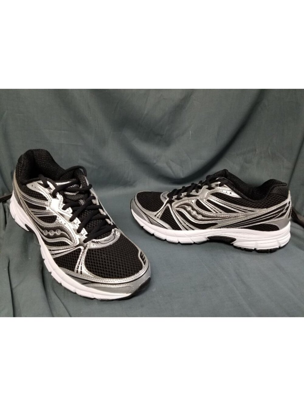 Saucony Grid Legacy Silver/Black/White Men's Size 9 NEW NO BOX!
